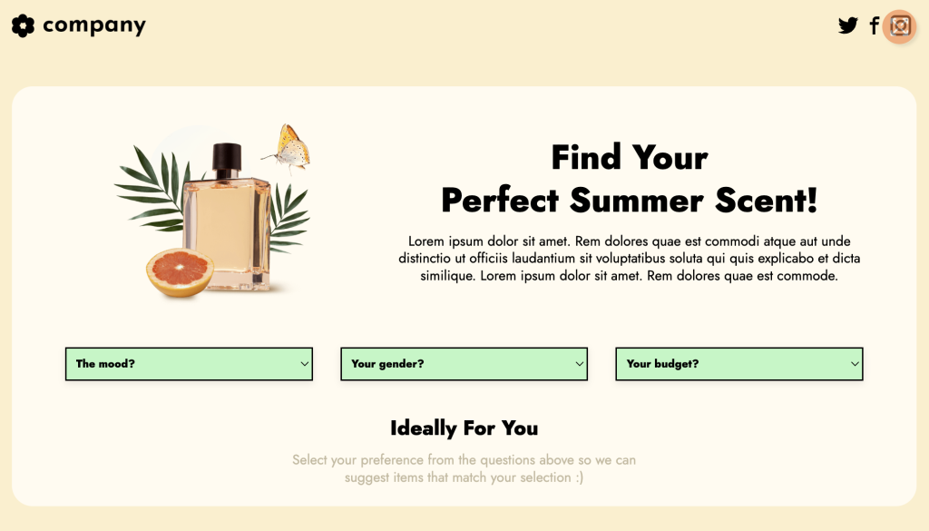 Single-Interface Guided Selling